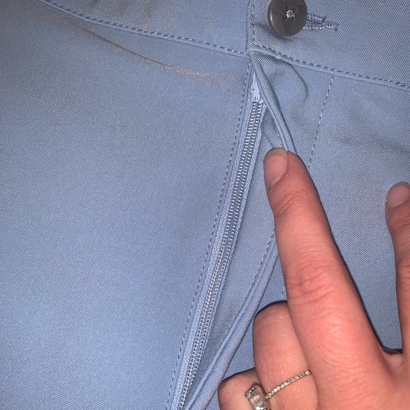 Foot Joy Men's Light Sky Blue Golfing Wicking Flat Front Athletic Shorts 38 - Picture 4 of 9